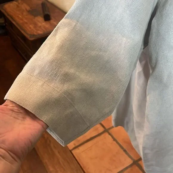 Bryn Walker Oversized Gordan Shirt, Tan, size L